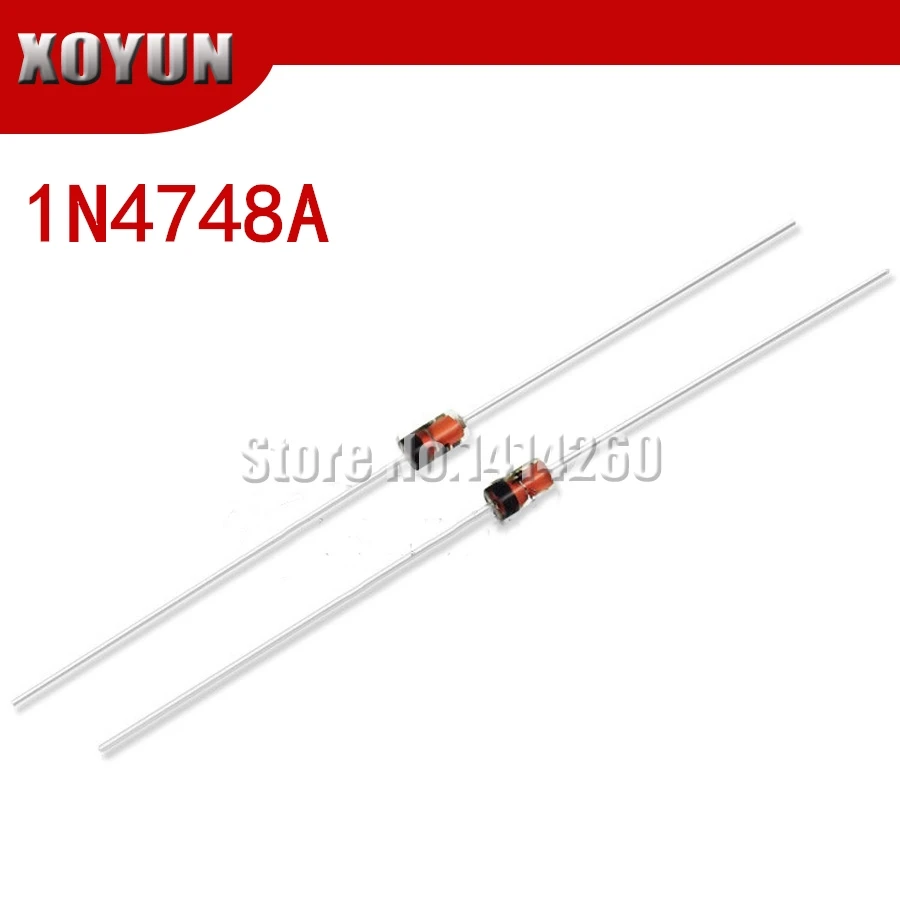 100pcs/lot 1W 22V 1N4748A 1N4748 Zener diode