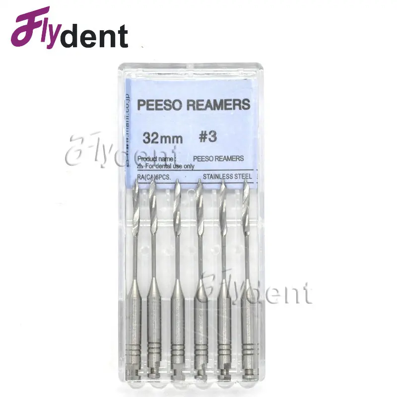 Dental Drills Endodontic Reamers  Peeso Reamers 3# Endo Files Largo  Dentist Materials