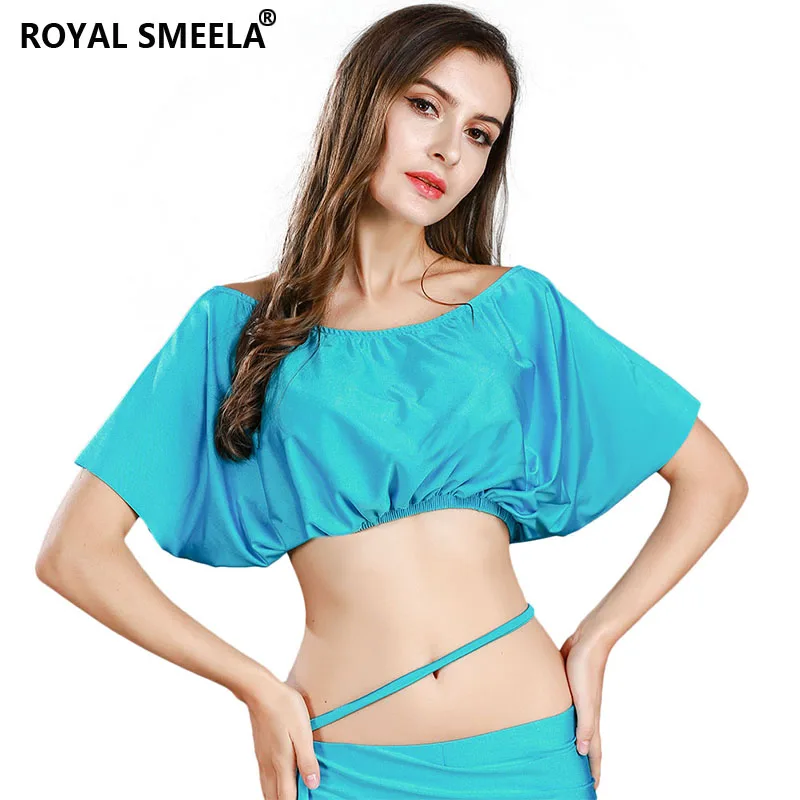 Bellydance Tops Belly Dance Costume Women\'s Top Sexy Top Crop Tops Belly dancing Elastic Short Top Class lesson Practice clothes