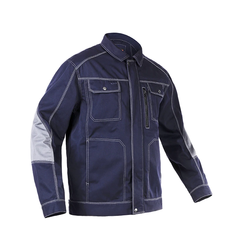 Workwear Jacket High Quality Multi Pockets Long-Sleeved Work-Clothes Uniforms Male Mechanic Construction Working-Jackets 2024