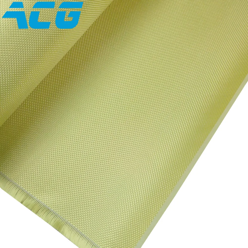 1500D Kevlar 1414 Cloth 220g Aramid Plain Weave Cut Resistant High Strength