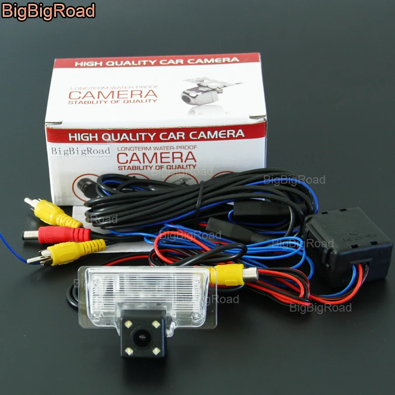 

BigBigRoad Car Rear View Reverse Backup Camera With Filter For Nissan Almera 2013 TEANA TIIDA Sylphy Pulsar Sentra Pathfinder