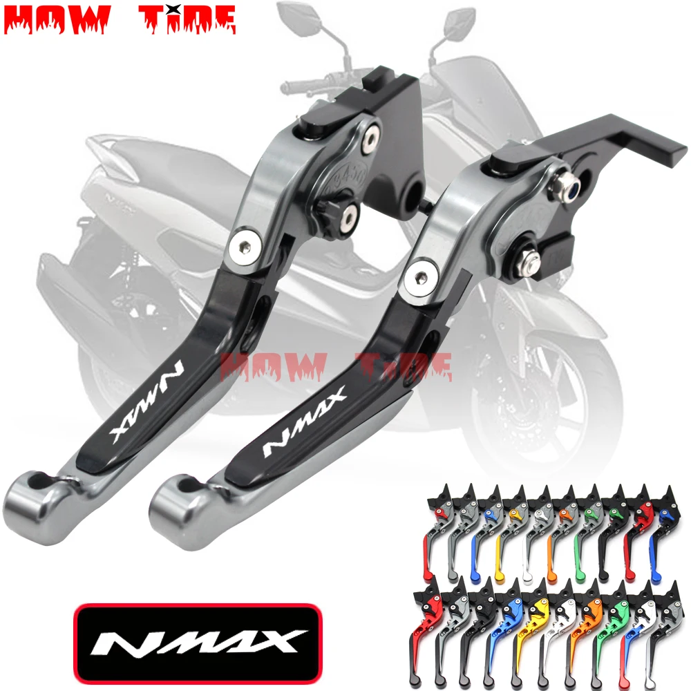 For YAMAHA NMAX 155 125 NMAX155 NMAX125 N-MAX 155 125 2015-2019 Motorcycle Accessories Folding Extendable Brake Clutch Levers