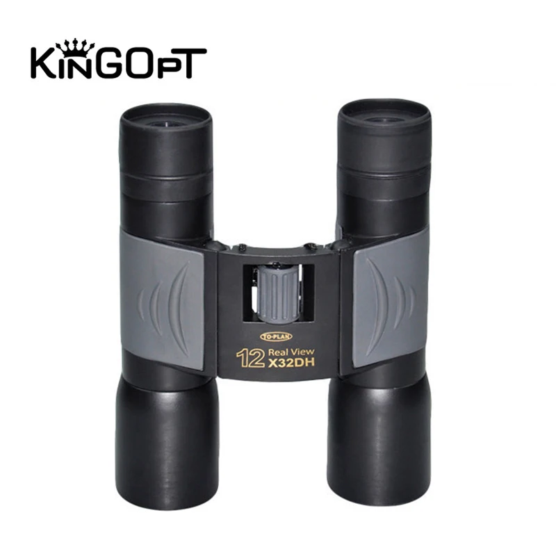 KINGOPT 12X32 Binoculars High-power Full Multi-layer Coating Phone Camera Binocular Telescope Outdoor Hunting Camping Equipments