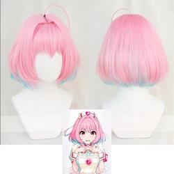The Idolmaster Cinderella Girls Cosplay Wigs Yumemi Riamu 35cm Short Bobo Styled Wig Heat Resistant Synthetic Hair + Wig Cap