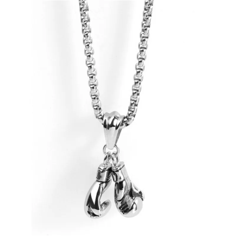 Stainless steel fitness  pendant Men pendant gift double knuckles titanium steel pendant