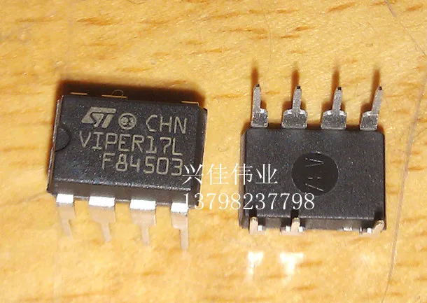 

10PCS New original authentic VIPER17LN VIPER17L DIP-8 switching power supply chip IC