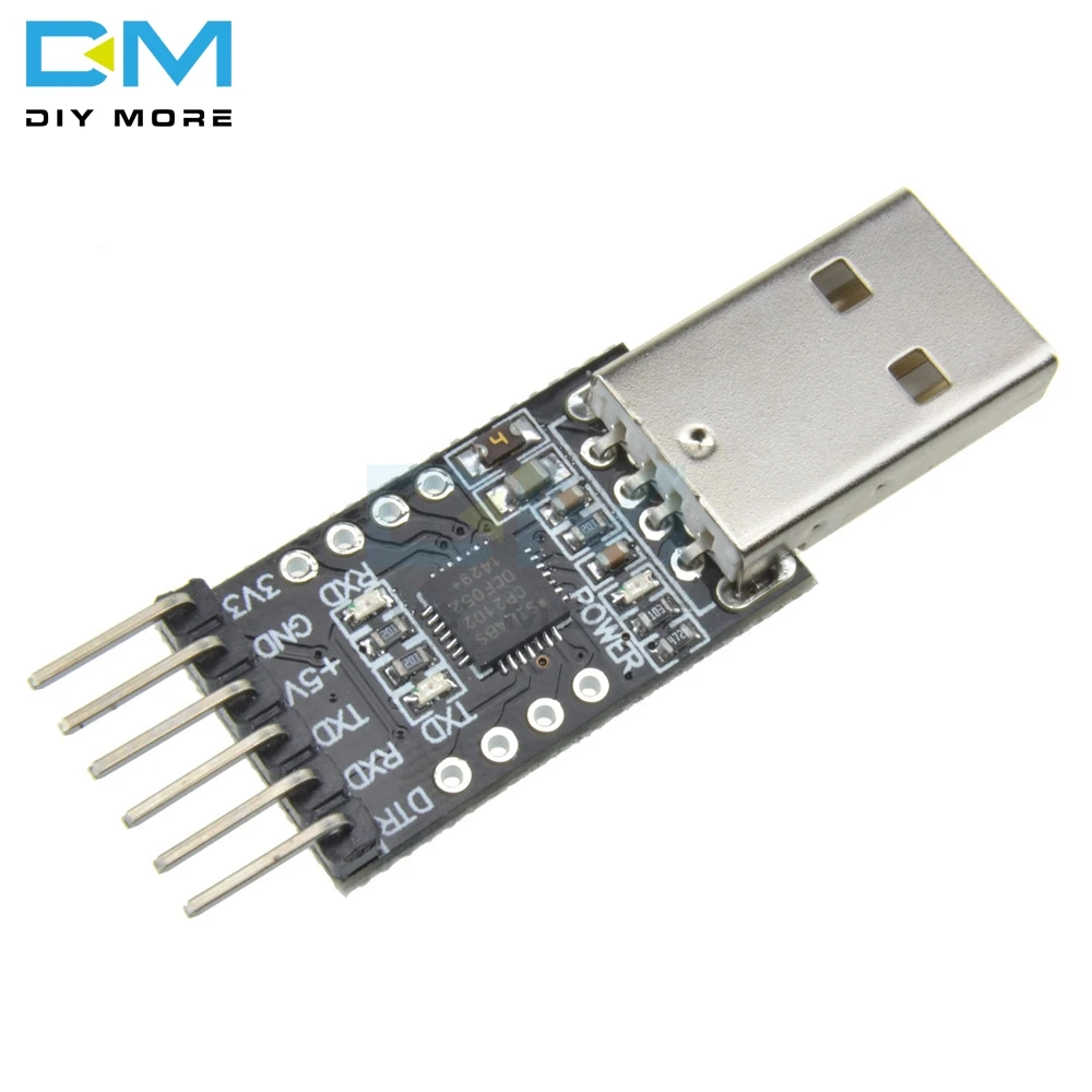 CP2102 Controller Transceiver Usb 2.0 Naar Ttl Uart Eeprom Module 6 Pin 6Pin Seriële Converter Stc Vervangen FT232 Module