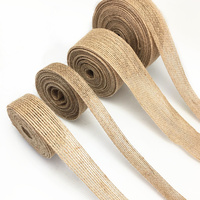 5M 10M Natural Vintage Jute Burlap Ribbon DIY Weddings Belt Strap Floristry Wedding Party Decor Craft   5BB5411