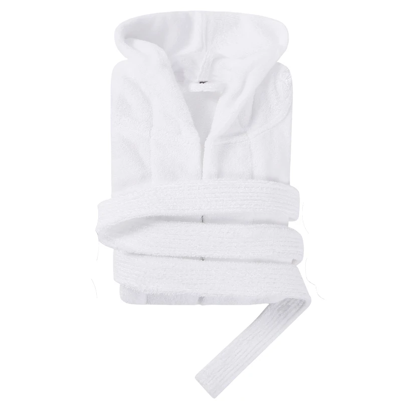 Bathrobe Men Winter Cotton Towel Long Kimono Bathrobe Thick Warm Bath Robe male Dressing Gown Bridesmaid Robes Bride Wedding