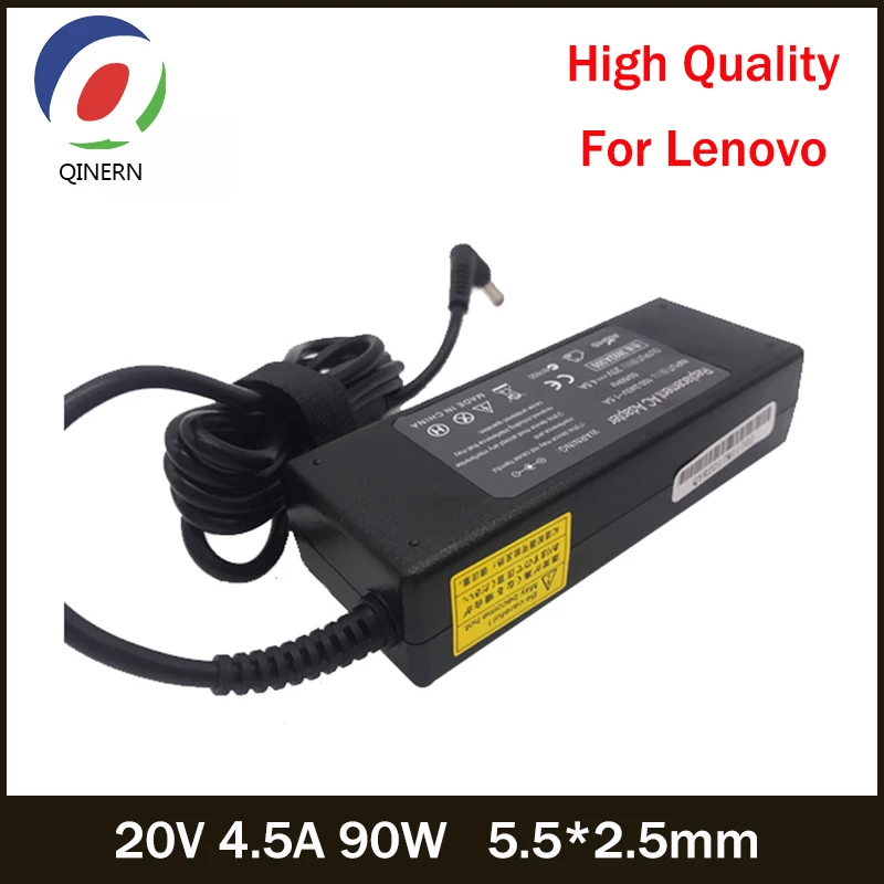 20V 4.5A 90W 5.5*2.5mm Laptop Charger For Lenovo B460 C510 E49 G480 U550 V470 K47G Z460 G360 G450 G455 Adapter Power Supply