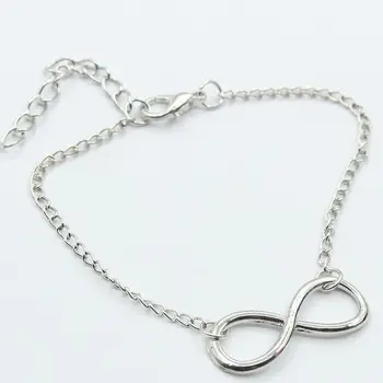 L117 Fashion Pulseras Bijoux New Women 8 Infinity Bracelet For Men Jewelry Girl Gift Charm Bangles Pulseiras - Image 4