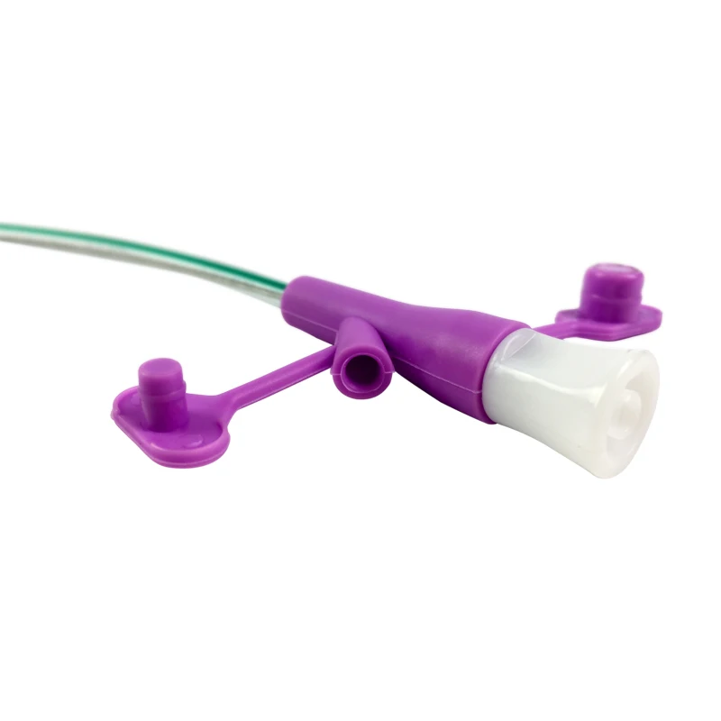 Tubo estomacal médico pu com conector multifuncional, tubo de alimentação abrasivo tamanho fr16 * 120cm