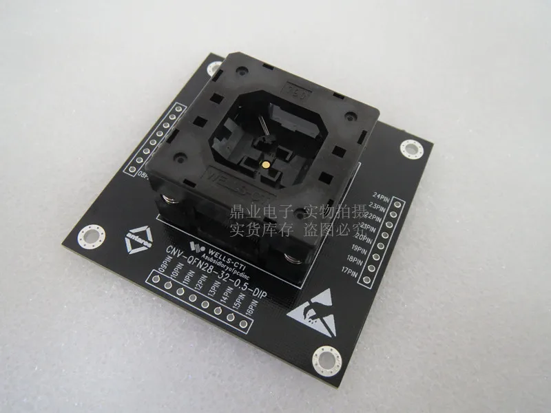 790-42032-101T QFN32/DIP32 5X5MM spacing 0.5mm  IC Burning seat Adapter testing seat Test Socket test bench in stock free ship