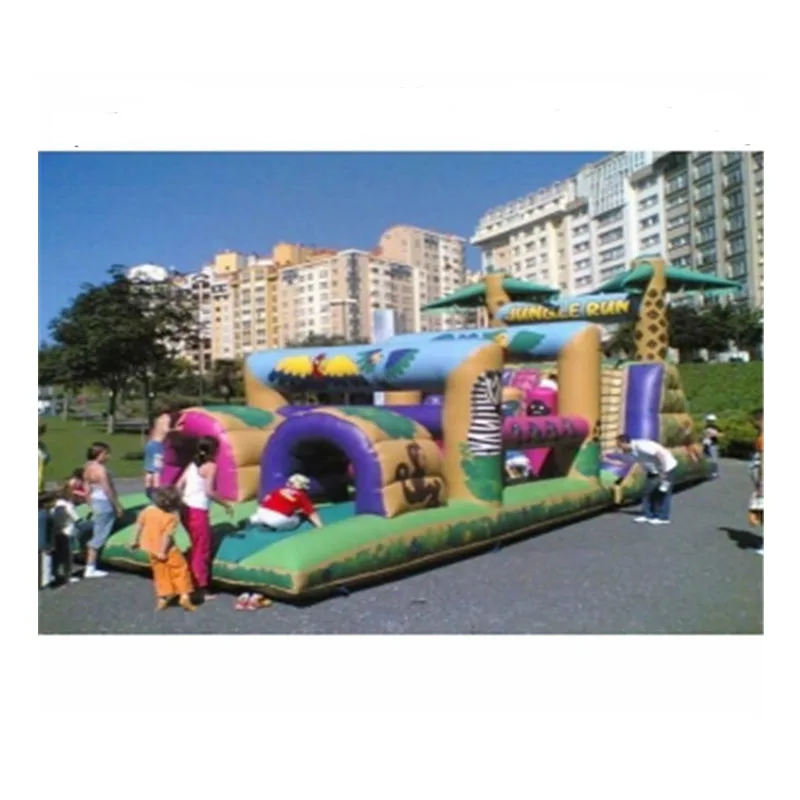 Portable Inflatable Bounce Castle with Air Blower - Easy Setup for Indoor and Outdoor Use