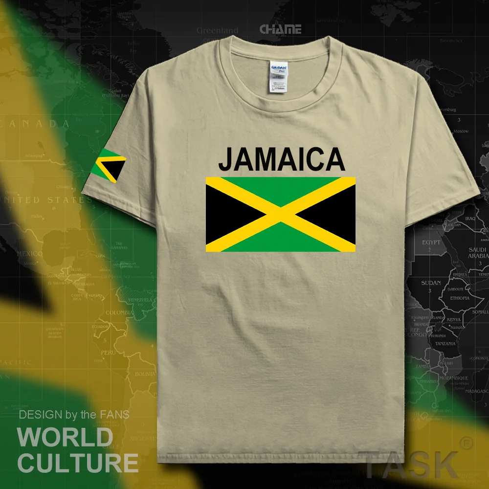 Jamaica men t shirt fashion 2017 jerseys nation team tshirt 100% cotton t-shirt gyms clothing tees country sporting JAM Jamaican