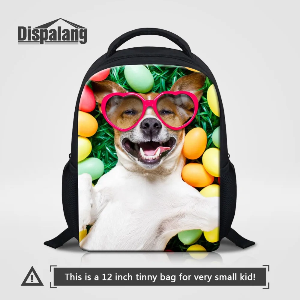 

Dispalang Oxford Boys Girls School Bags Animal Pet Dog Print Backpack for Kindergarten Kids Book Bag Students Shoulder Schoolbag