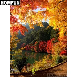 HOMFUN 5D Needlework Diy Diamond Painting Cross Stitch