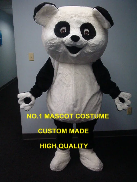 

New Custom Plush Happy Panda Mascot Costume Adult Anime Cosply Panda Theme MASCOTTE FANCY DRESS CARNIVAL KITS 1807