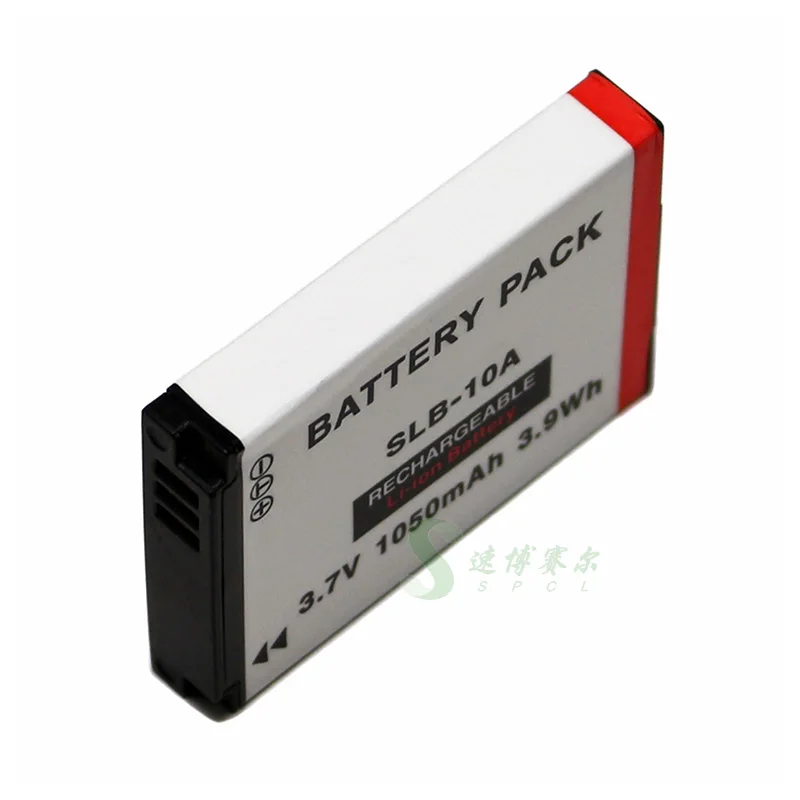 Cargador USB o batería de SLB-10A para cámara SAMSUNG ES50 ES55 ES60 ES63 EX2F HZ10W HZ15W IT100 L100 L110 L200 L210 L310W M100 M110