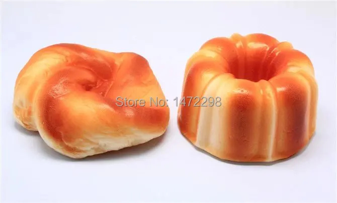 2 x Hot Lifelike Fake Cake Bread Garnish Artificial Fruit Faux Bun Food Decor Kitchen free shipping