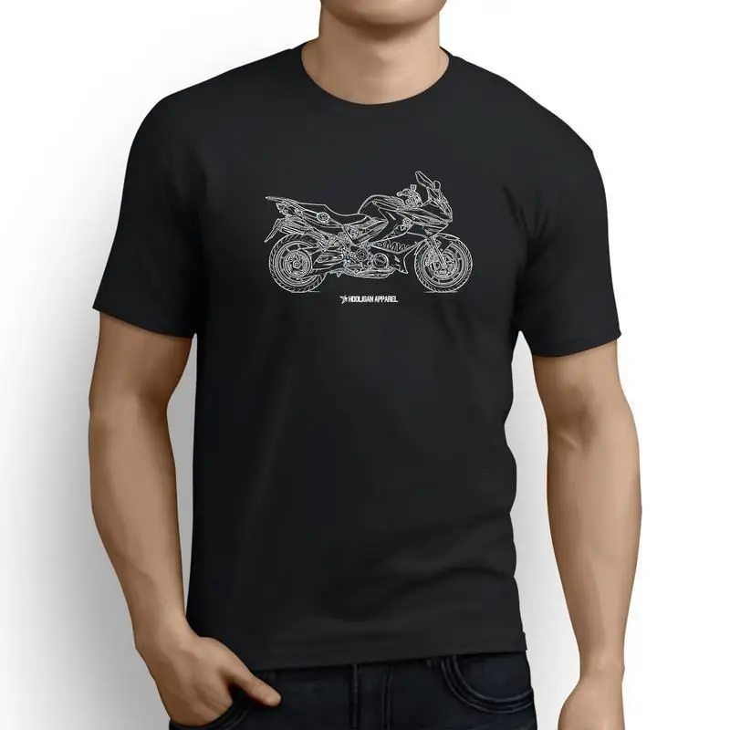 2019 New Fashion Casual Men T Shirt O-Neck Tops Classic German Motorcycle Fans F800Gt 2017 Inspired Motorcycle Art skate Tshirt