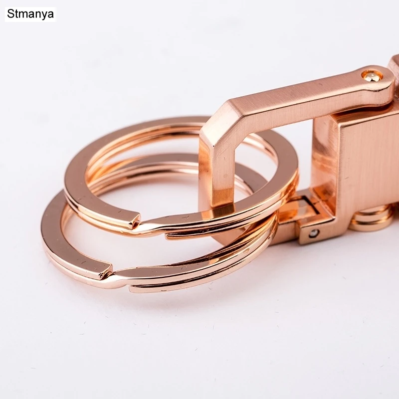 Stmanya Hot Top quality Metal Keychain Women Men Waist hanging business Key Holder Best Gift jewelry K1545