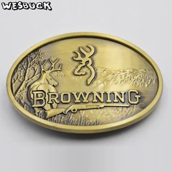 WesBuck Brand Belt Buckles for Men Women Buckles Metal Cowboy Cowgirl Western Belt Head