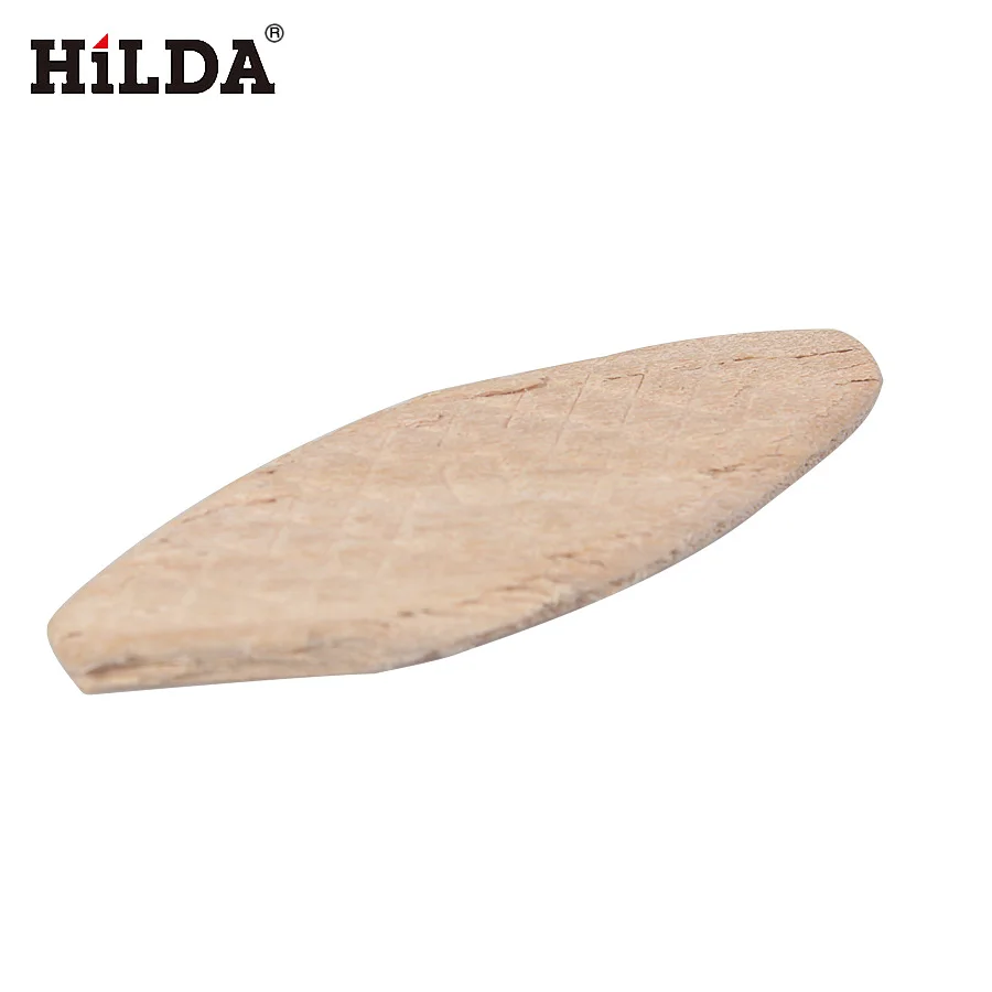 HILDA 100PCS No. 0# Assorted Wood Biscuits For Tenon Machine Woodworking Biscuit Jointer