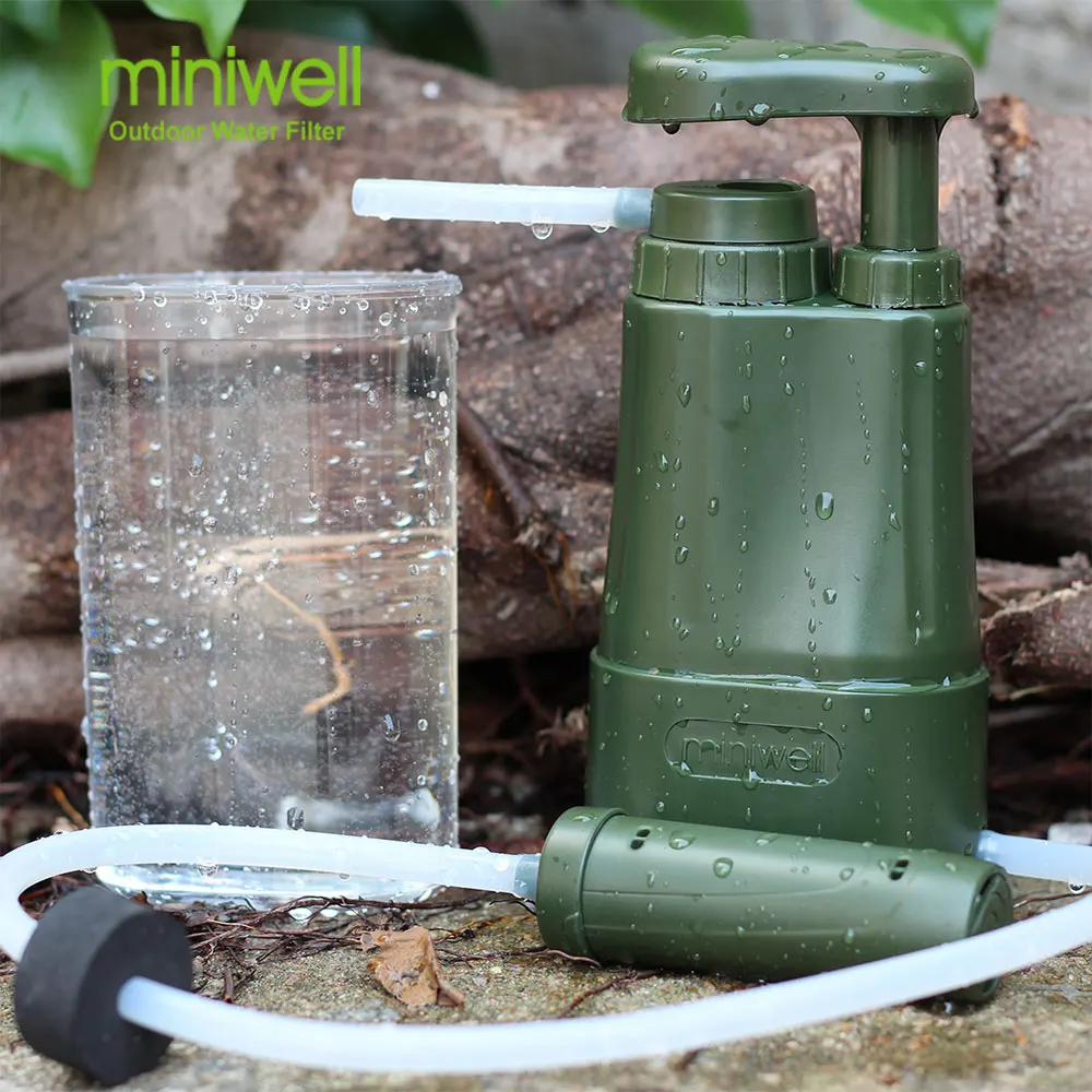 Portable Water Filter for Camping Hiking Fishing, Emergency, Survival, Disaster Preparedness, Filtration System