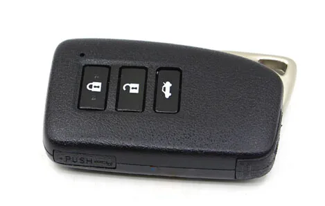 3 Buttons Blank Smart Remote Key Shell for Lexus ES300H IS ES With Emergency Key Blade Car Key Blanks