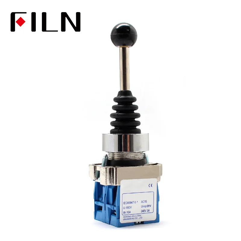 

FLC-PA22CR 2 Position automatic reset 22mm cross rocker switch joystick controllers self-locking