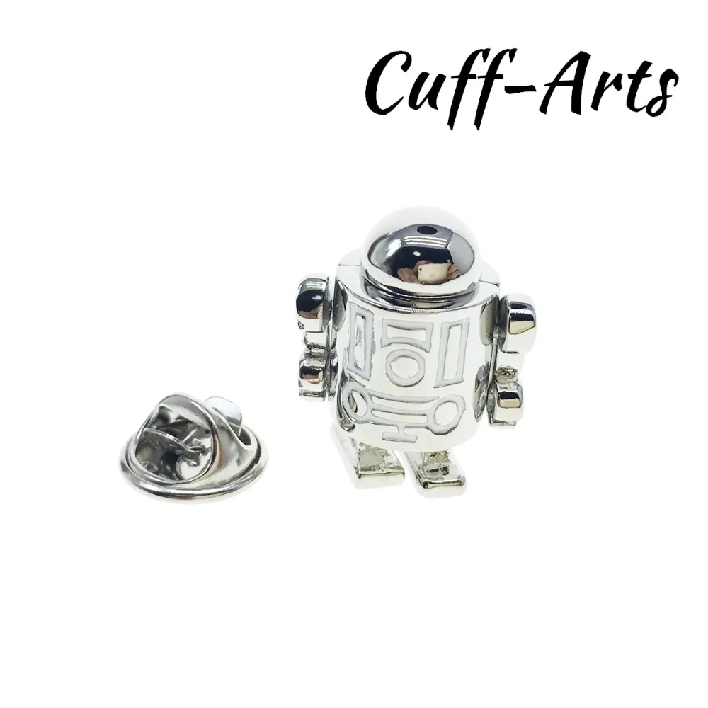 Broche de solapa para hombre, alfileres y broches de Robot móvil, insignia, joyería, Broche de la solapa de cufflarts P10219