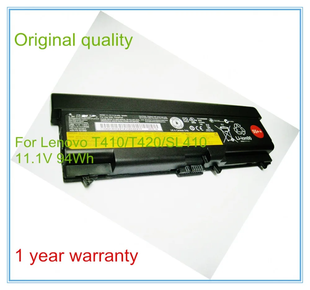 

94WH Original Battery For W510 T510 W520 SL410 T410 T420 L430 45N1017 45N1016 9CELL