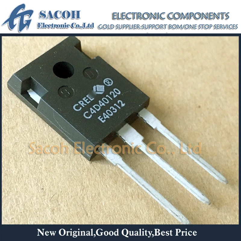 

Refurbished Original 2Pcs/Lot C4D40120D C4D40120 OR C4D30120D C4D30120 TO-247 40A 1200V Sic Silicon Carbide Schottky Diode