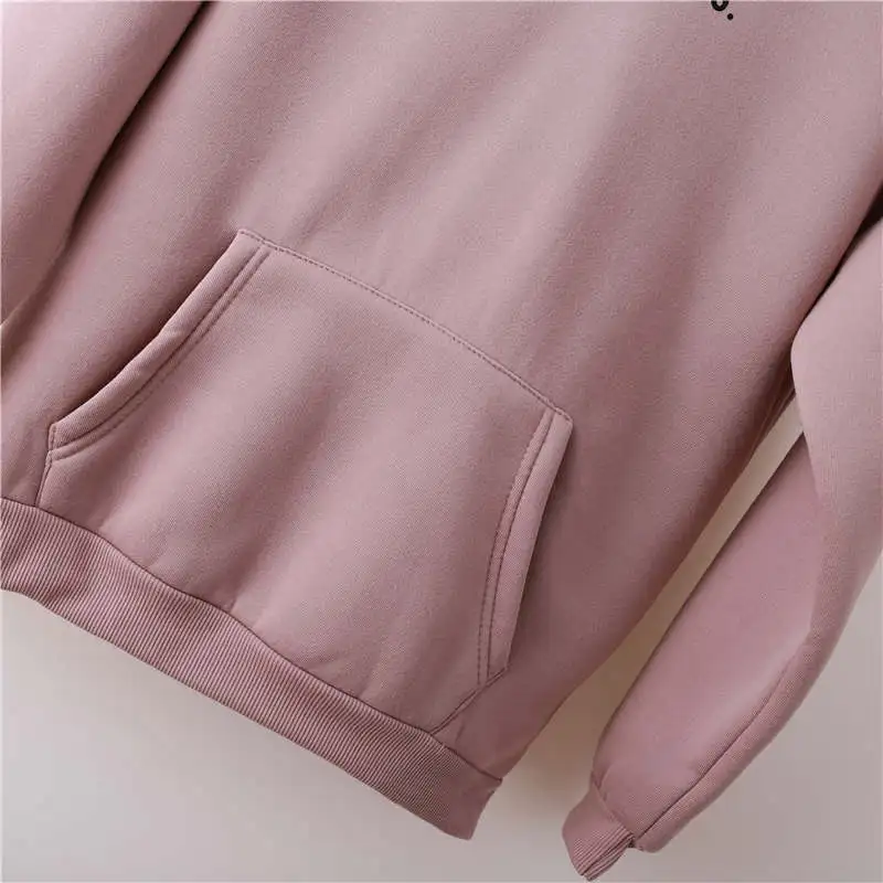 XXL-S Streetwear Coat 2017 New Fashion Fleece long Sleeve Harajuku Letter Girl Black Pullovers Tops Woman Hoodies Sweatshirts