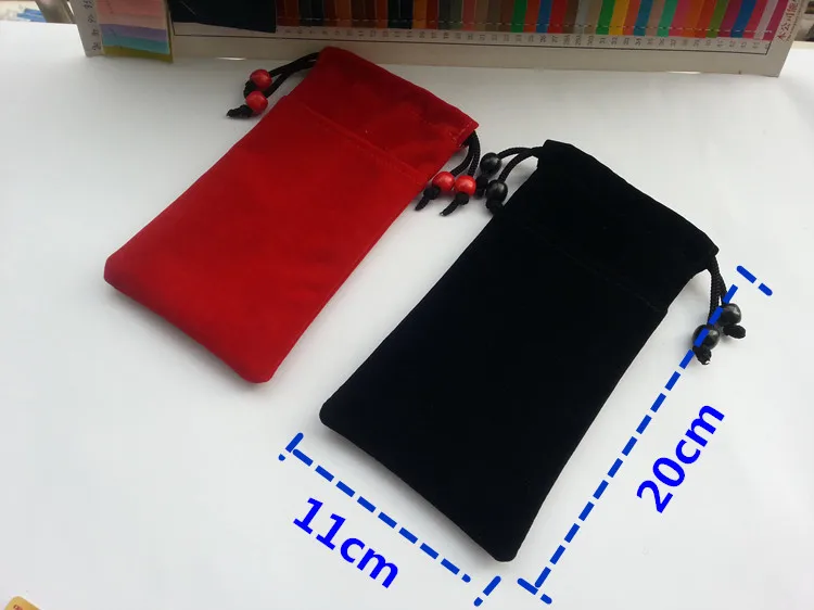 50PCS New 5.5'' flannel Bags RF Signal Blocker Anti-Radiation Shield Case Pouch for iPhone 4 4s 5 5s 5c 6s Huawei Xiaomi Samsung