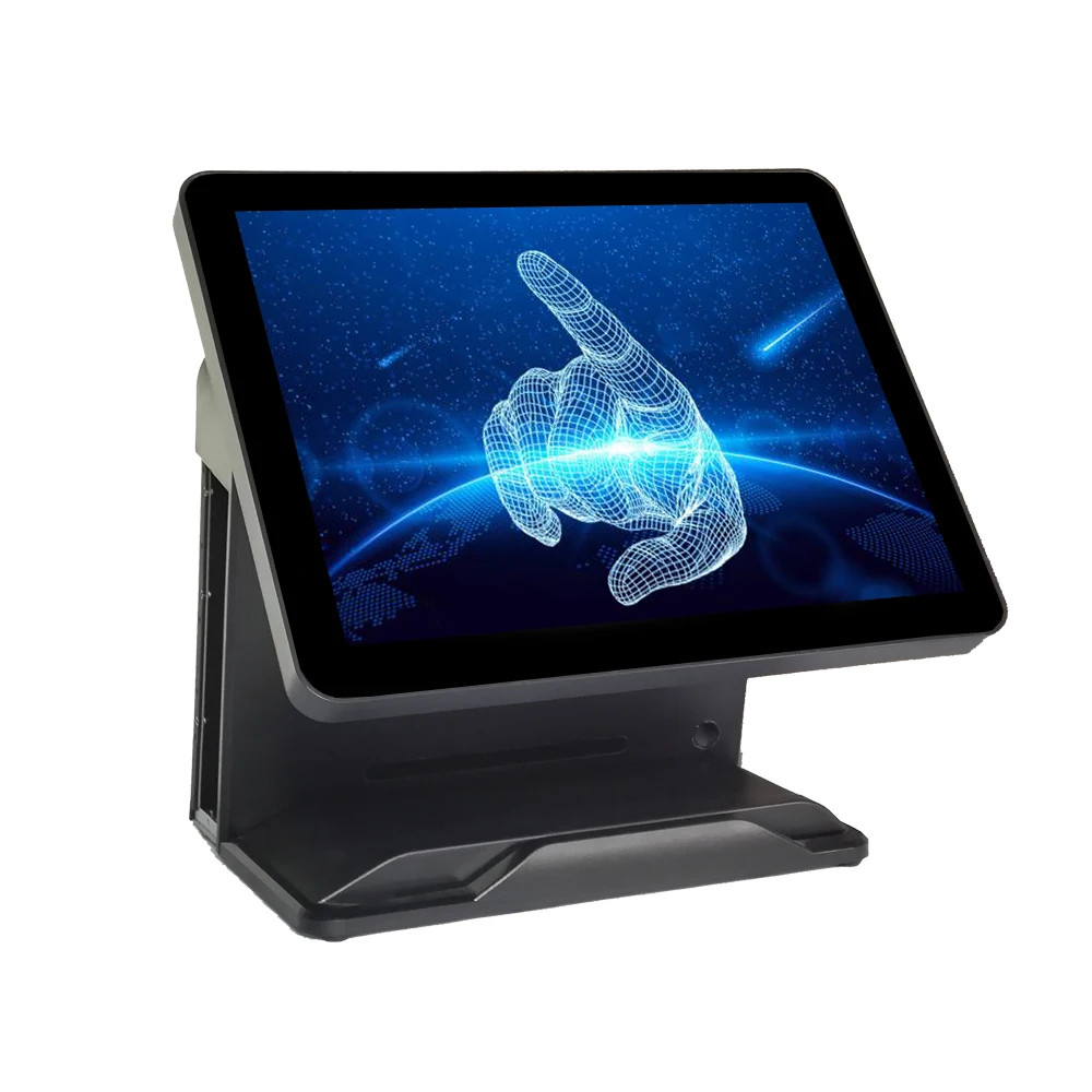 Free shipping 15 inch pos system touch cash register for Supermarket