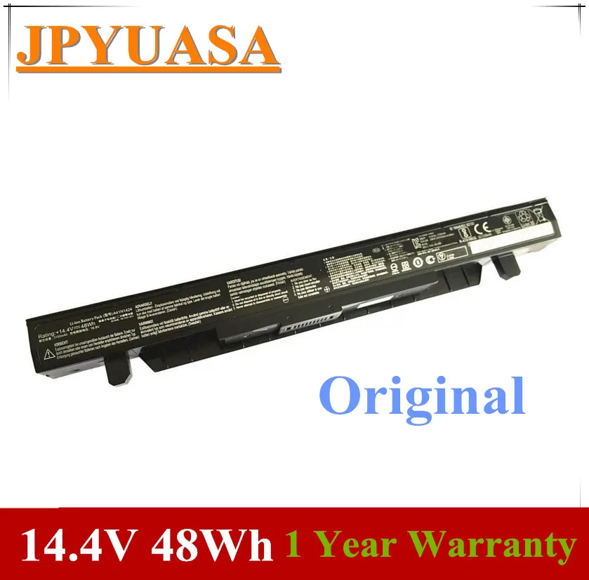 7XINbox 14.4V 48Wh Original A41N1424 Laptop Battery For ASUS FX-PLUS GL552 GL552J GL552JX ZX50 ZX50J ZX50JX JX4200 JX4720