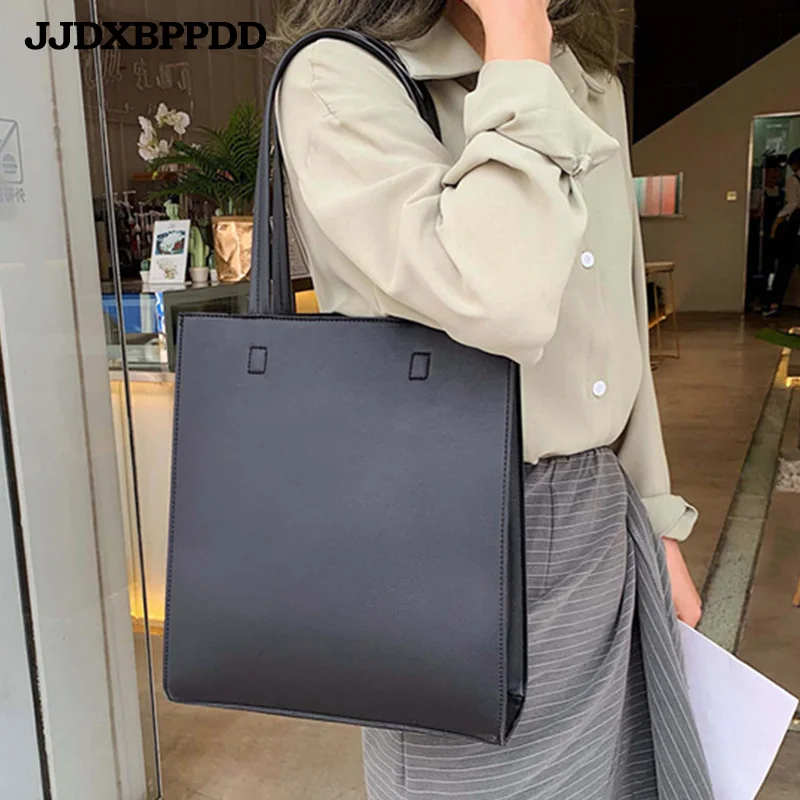 JJDXBPPDD Fashion Small Women Leather Casual Tote Bag Handbag Solid Shoulder Bag Messenger Green Black Pink