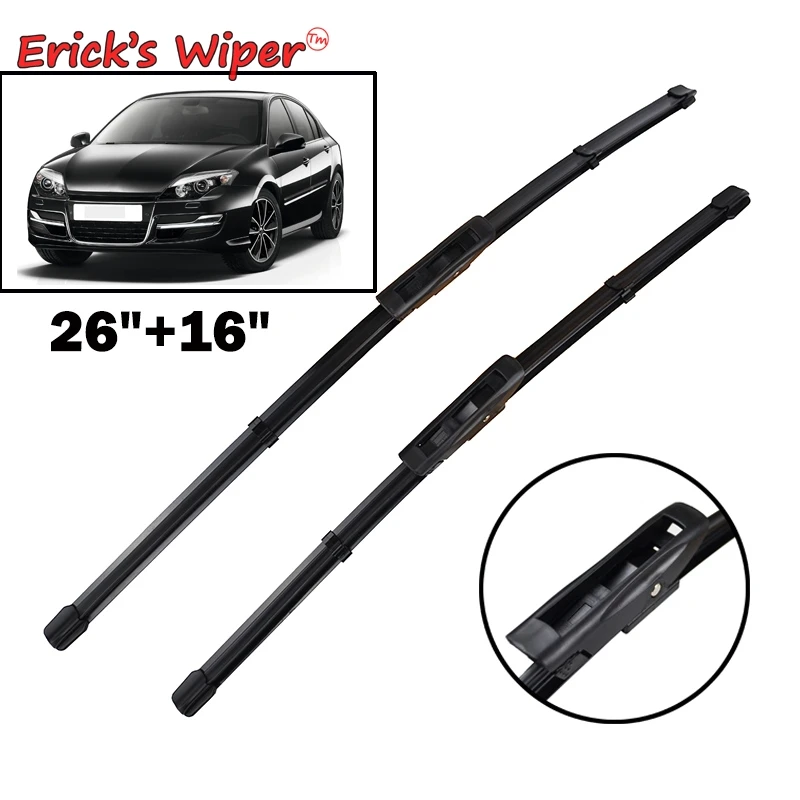 Erick\'s Wiper LHD Front Wiper Blades For Renault Laguna III 3 2008 - 2015 Windshield Windscreen Window Car Rain Brushes 26\