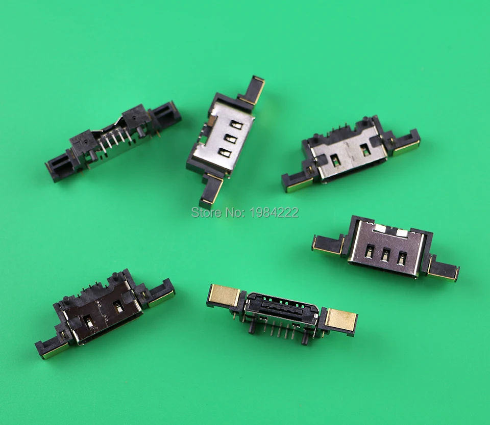 30pcs/lot original Power Socket Charging Port Charger socket Connector usb socket for Wii U wiiu console