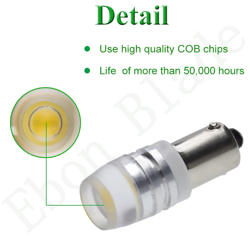 2X BA9S T11 BAX9S H6W BAY9S H21W LED Lamps For Car Interior Dome Map Reading Lights Side Wedge Parker Bulbs Warm White 6V 12V DC