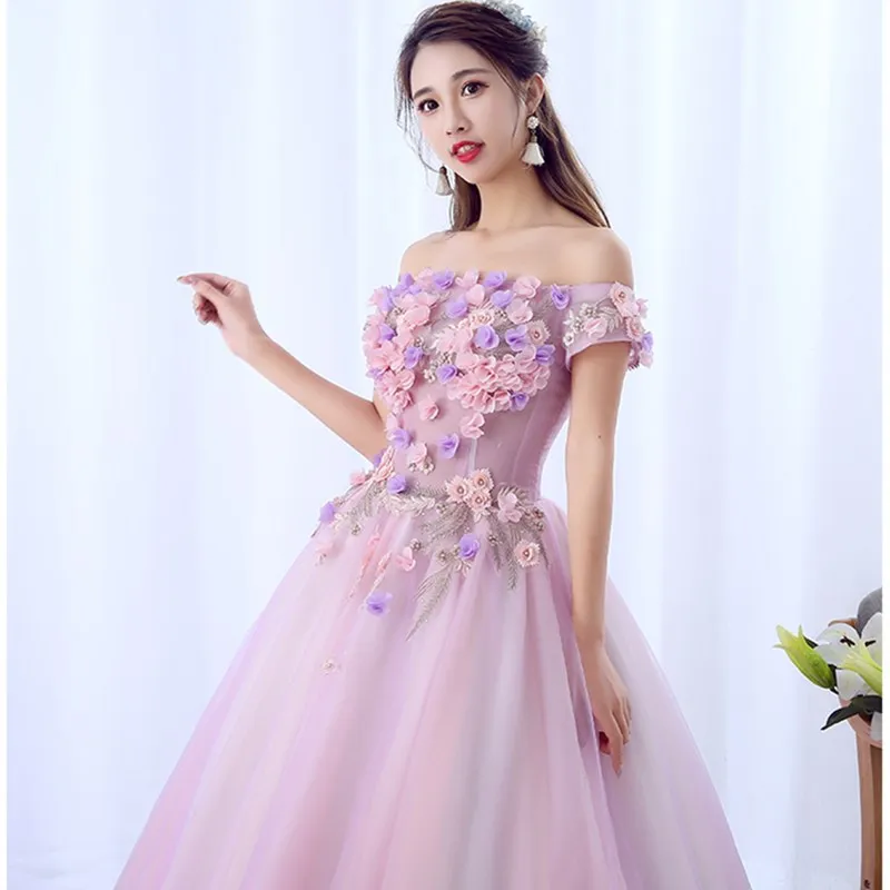 Ruthshen Vestidos De Dulces 16 Girls suknie na bal przebierańców bez ramiączek Boat Neck Vestidos debiutantes De 15 sukienka na Quinceanera 2020