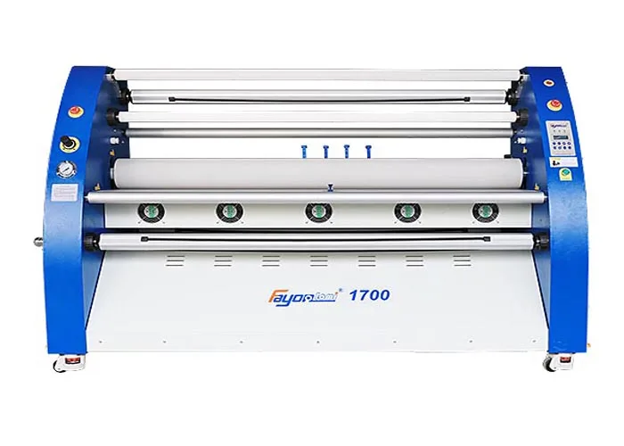 Double Side Heater Hot  Industrial Laminator 5.5 Feet , High Speed Hot Film Laminating Machine