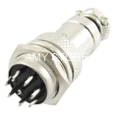 AC 200V 5 แอมป์ 1000V 3 ขา 3 P สกรู Circular Connector การบินปลั๊ก Joint
