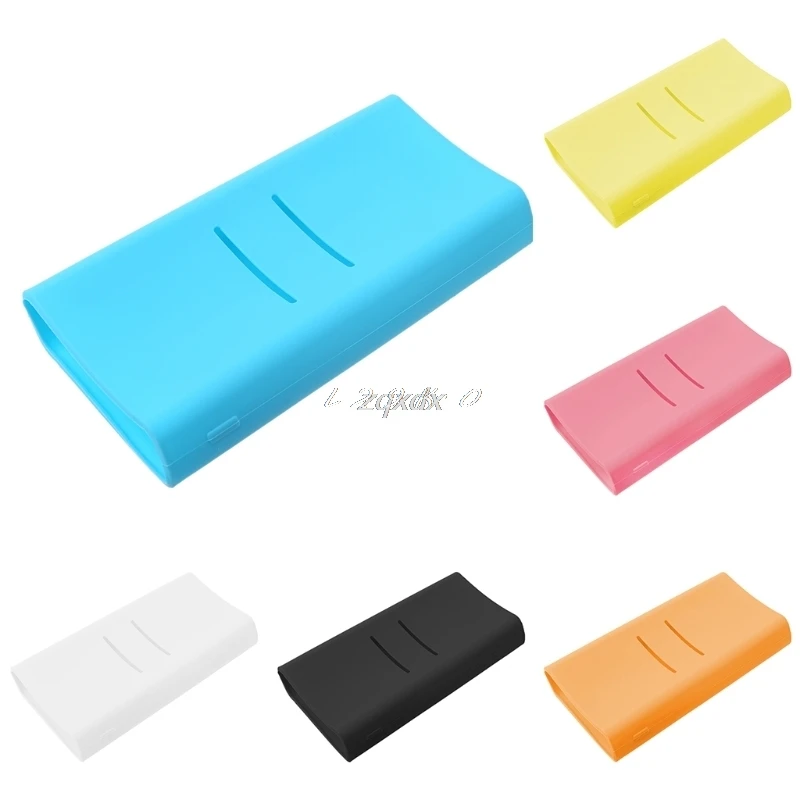 1pc Anti-slip Silicone Protection Case Cover For Xiaomi mi 2C 20000mAh Powerbank