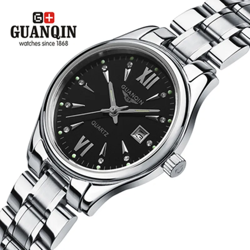 Luxury Brand Original GUANQIN Watch Woman Fashion Luxury Watch GUANQIN Quartz Watch Waterproof Dress Women Ladies Wristwatches