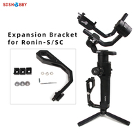 Aluminum Alloy Single Handle Grip L Expansion Bracket for RS 2/RSC 2/Ronin-S SC Handheld Gimbal Stabilizers Accessory