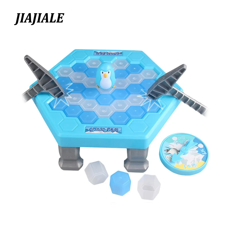 Funny 22CM Ice Breaking Save The Penguin Family Fun Game Toys Kit Parent-child Table Entertainment Toys Gifts for Kids children